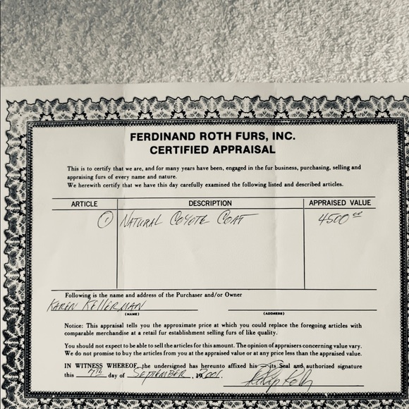 Natural Coyote Coat - Picture 8 of 12